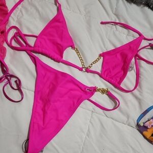 Gold Chain Bikini Set